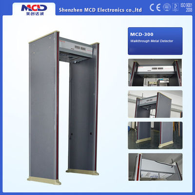 높은 력 35W 월크쓰루트 게이트 금속 탐지기 6은 구역을 발견합니다